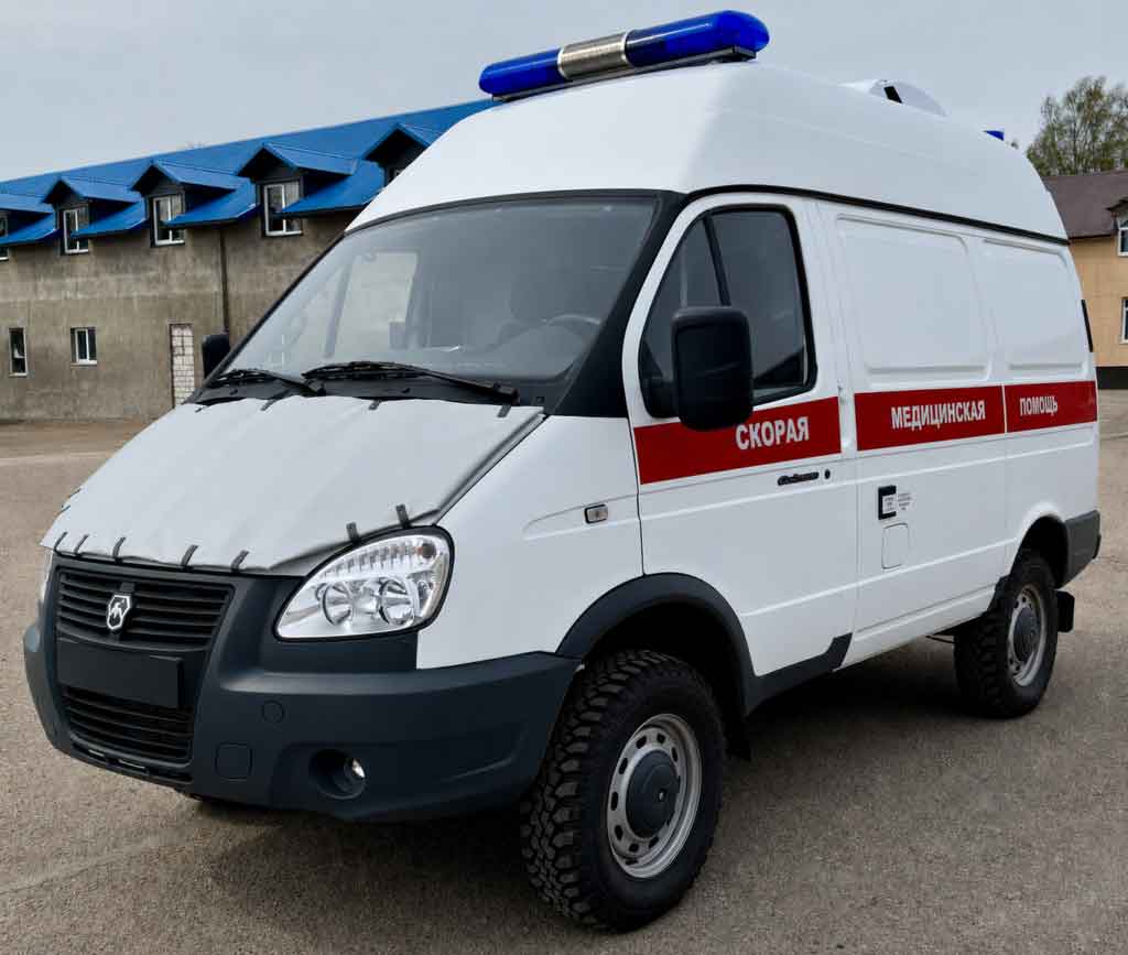 Комплект одеял противоосколочных  «Покров-О 120»  на легковой автомобиль ГАЗ 27527 «Соболь» 4х4 в комплектации «Скорая медицинская помощь класса В»