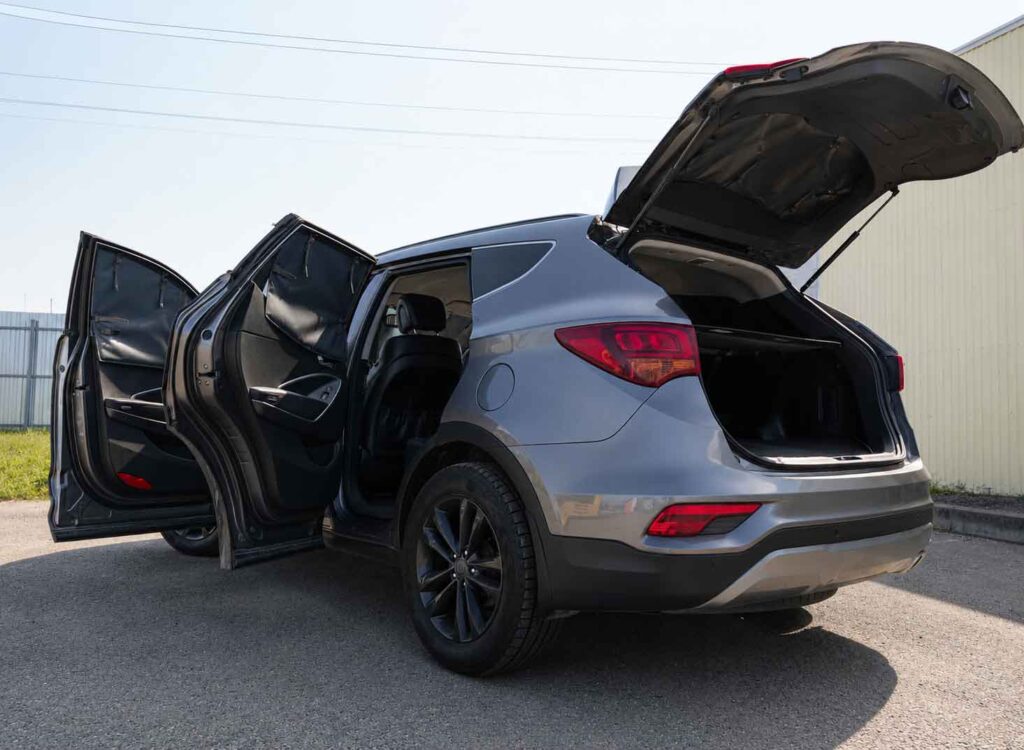 КОМПЛЕКТ ОДЕЯЛ ПРОТИВООСКОЛОЧНЫХ «ПОКРОВ-О» НА КРОССОВЕР HYUNDAI SANTA FE